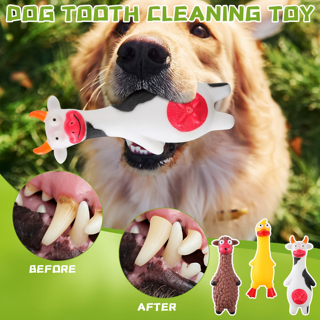 Squeaky Dog Toys 20 Pack, Soft Latex Assorted Animal and Ball Toy Set for Supervised Puppy Play, Interactive Fetch and Dog Lover Gifts