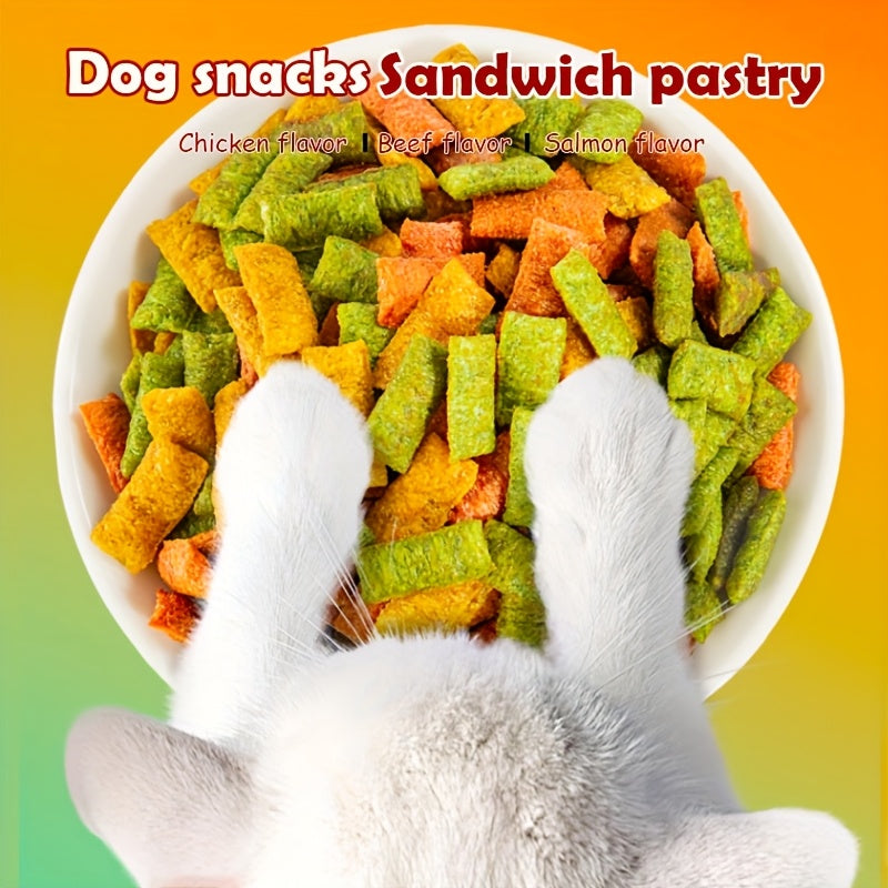 Fish Shaped Cat Biscuits 150g / 5.29oz, Low-Temperature Baked Crunchy Cat Treats for Supervised Rewards, Everyday Snack Time and Food Topping