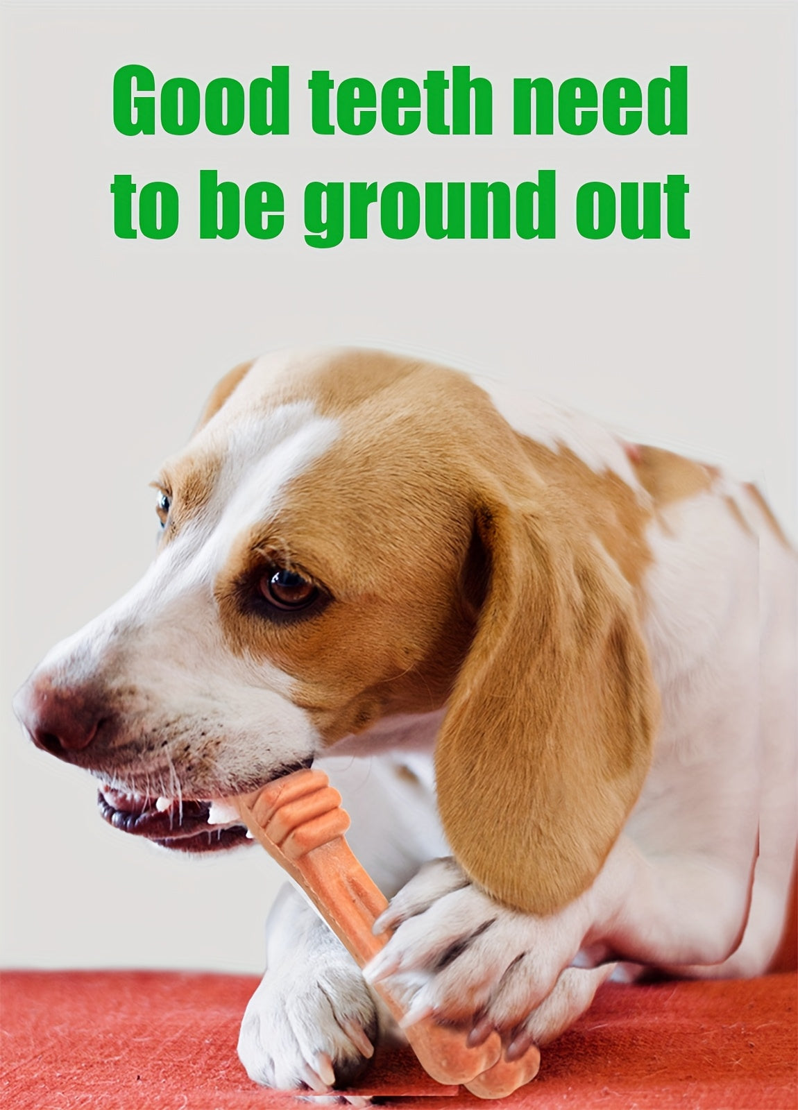 Dog Dental Chew Bone 90g, Beef Milk Mint Toothbrush Cleaning Bone Option for Supervised Chewing and Everyday At-Home Canine Oral Care Routines
