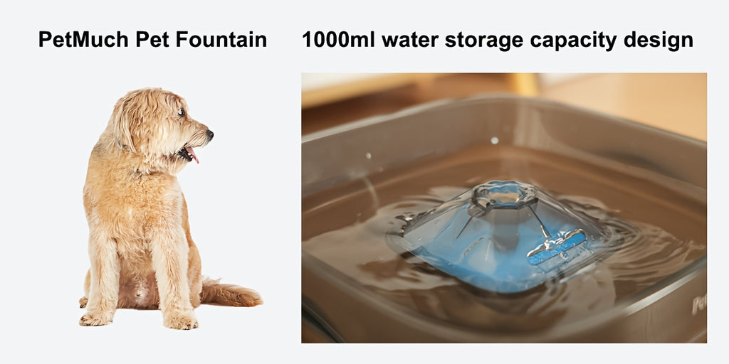 Dog Water Fountain WF340 9L for Large Dogs and Multi-Pet Homes, Quiet Pump Drinking Dispenser with Fountain Bundle and Replacement Filter Options