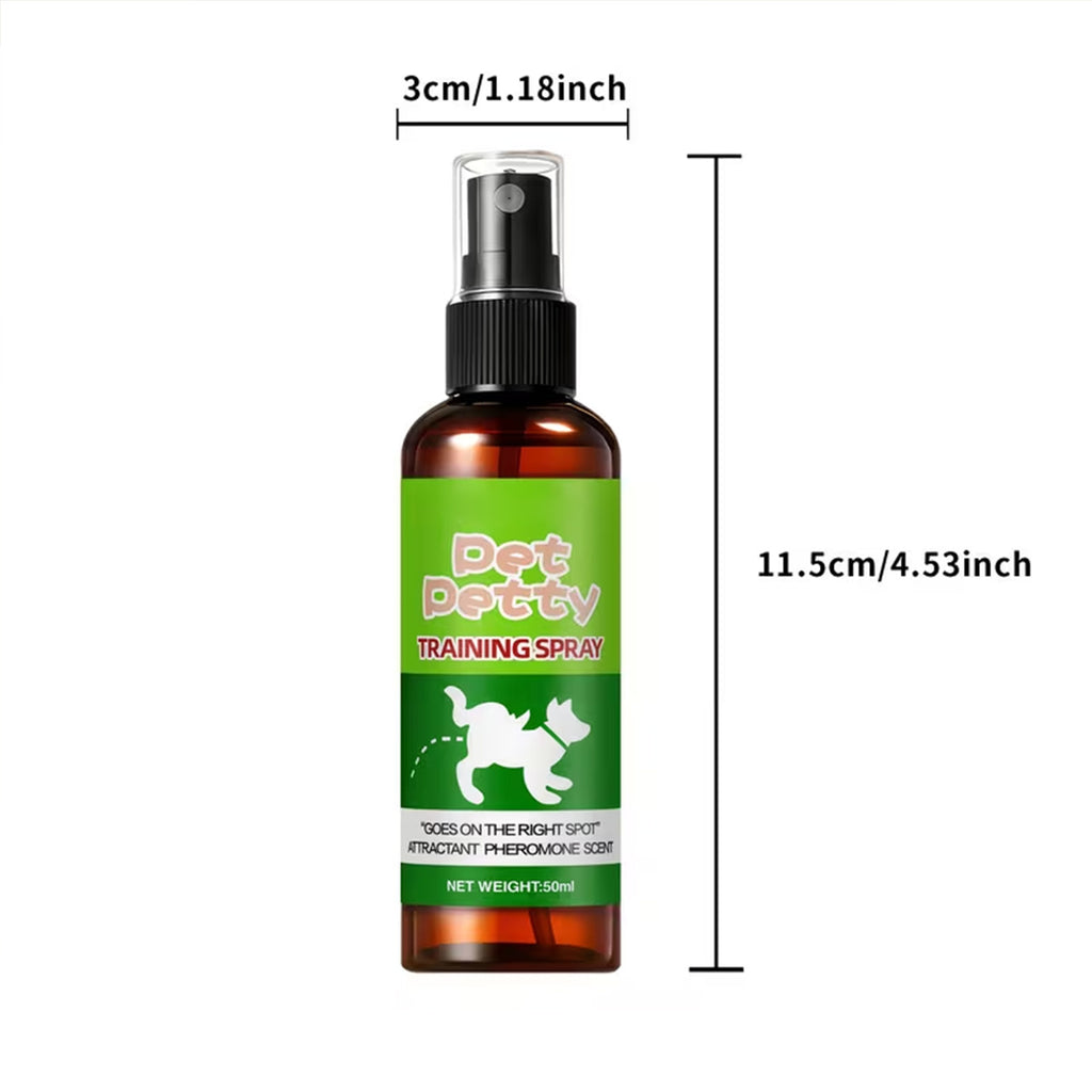 Pet Potty Training Spray for Indoor Puppy and Kitten House Training, Toilet Routine Support for New Pet Owners with 1 or 2 Piece Options