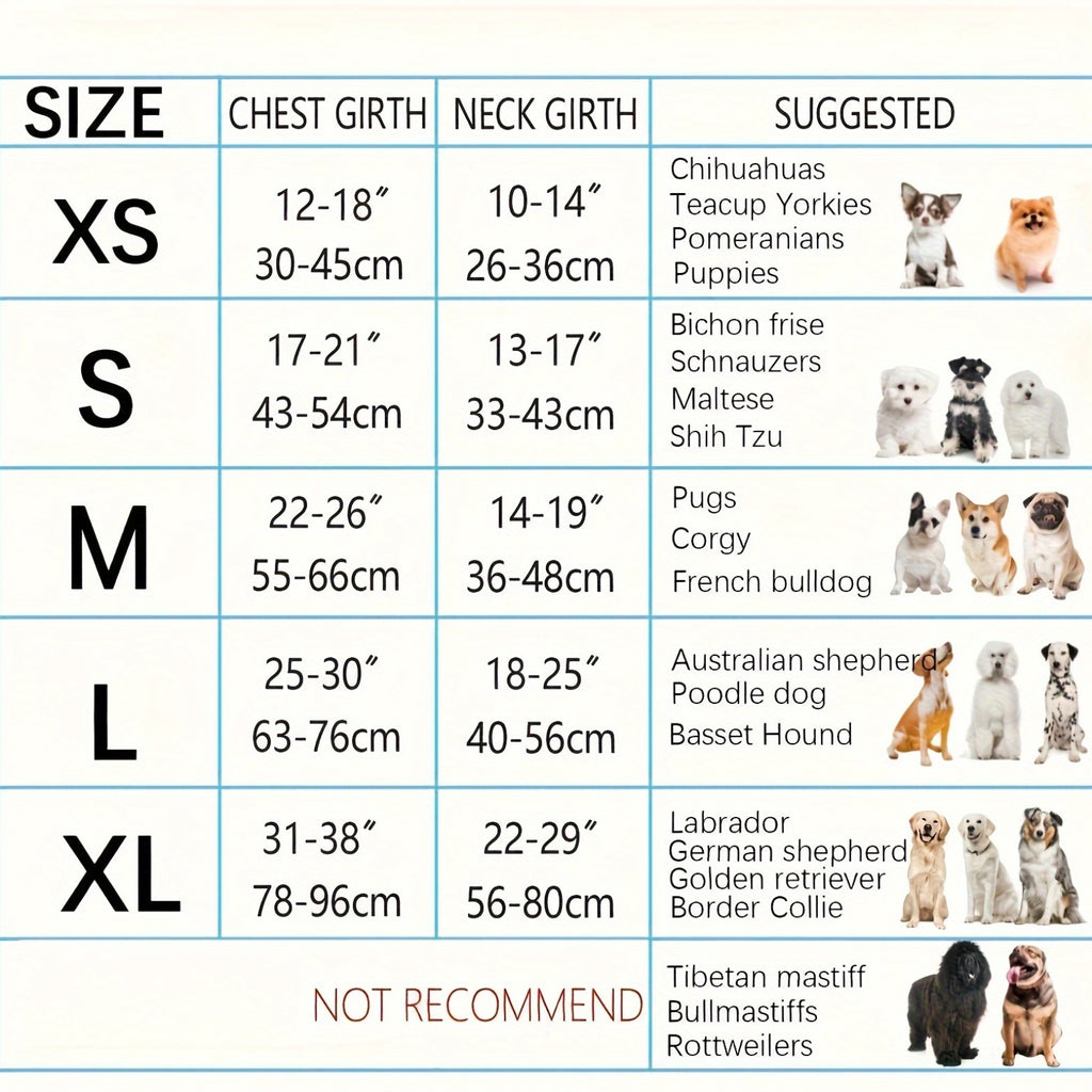 Dog Harness Set 3-in-1 with Reflective Walking Vest, Leash and Poop Bag Holder, Everyday Outdoor Walking Gear in Seven Colors with S to XL Size Options