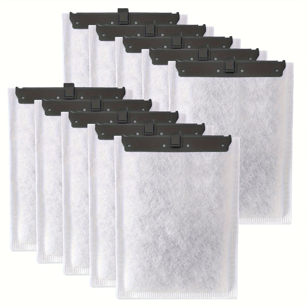 Large Filter Cartridges for Tetra Whisper Bio-Bag, 10 Pack Aquarium Replacement Filters with Activated Carbon for Compatible 20i, 40i, IQ and PF Models