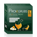 Chicken Treats with Dried Black Soldier Fly Larvae, Protein-Rich BSFL Grubs for Backyard Poultry and Wild Bird Feeding, Six Pack Sizes from 5 to 33 lb