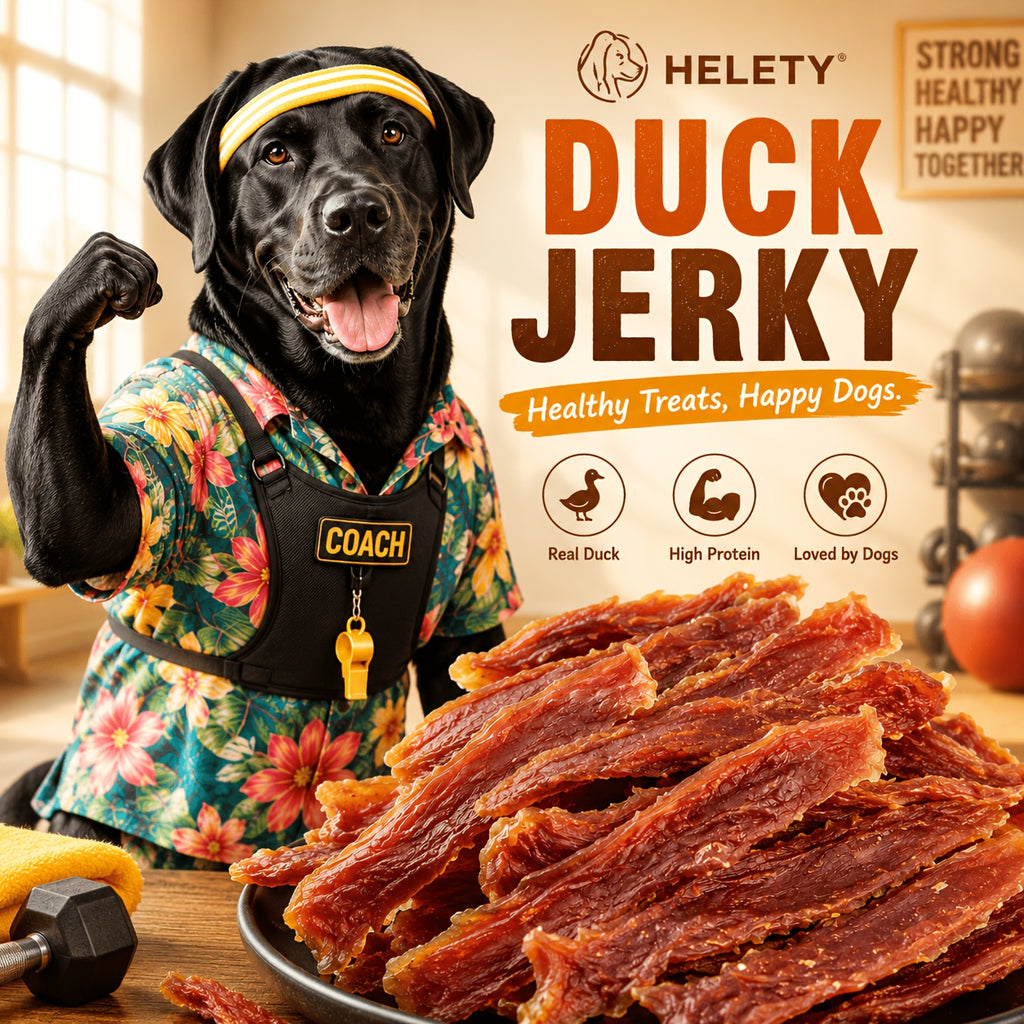 Chewy Duck Jerky Dog Treats for Supervised Training and Daily Rewards, Happy Beak Bites, Duckie Delights and Dual Flavor Pack Options
