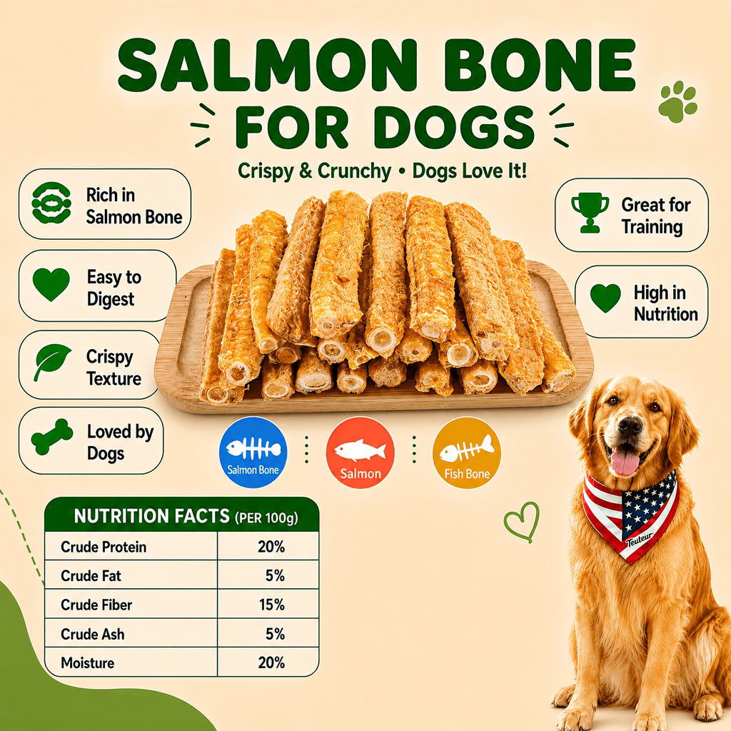 Salmon Dog Treats 85g, Freeze-Dried Crunchy Fish Snacks for Supervised Training Rewards, Walks and Everyday Treat Time for Small and Medium Dogs