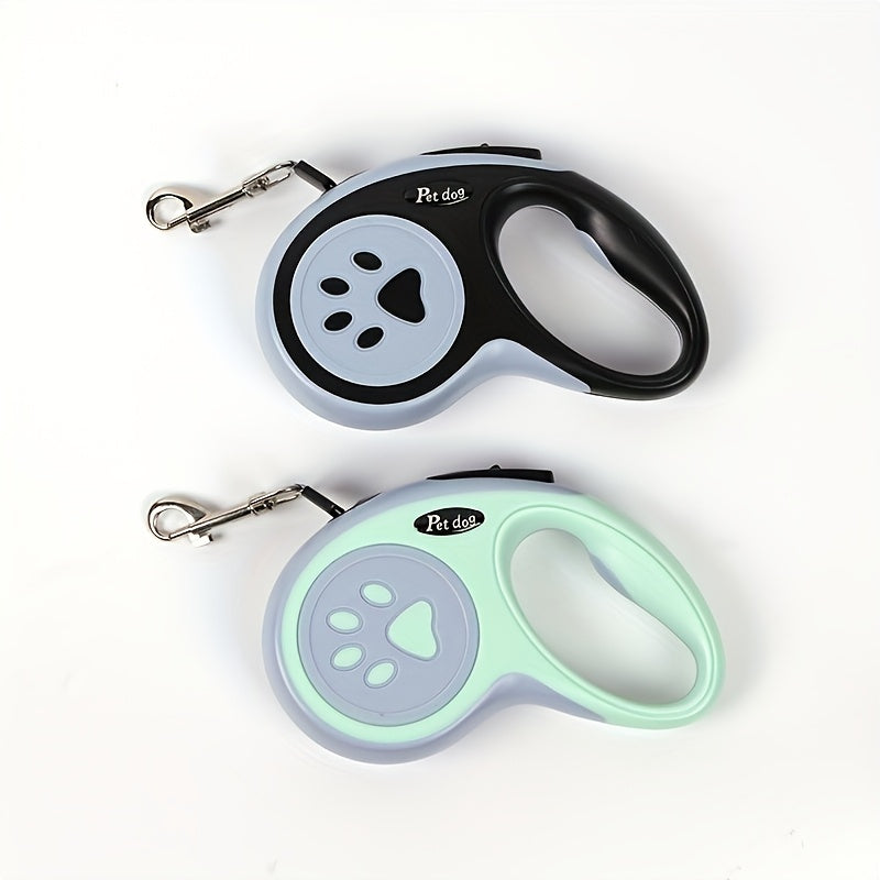 Retractable Dog Leash for Small Medium Dogs and Cats, Extendable Pet Walking Lead with Easy Lock Button, Comfortable Anti-Slip Grip for Daily Walks, Jogging and Outdoor Training, Tangle Free Design