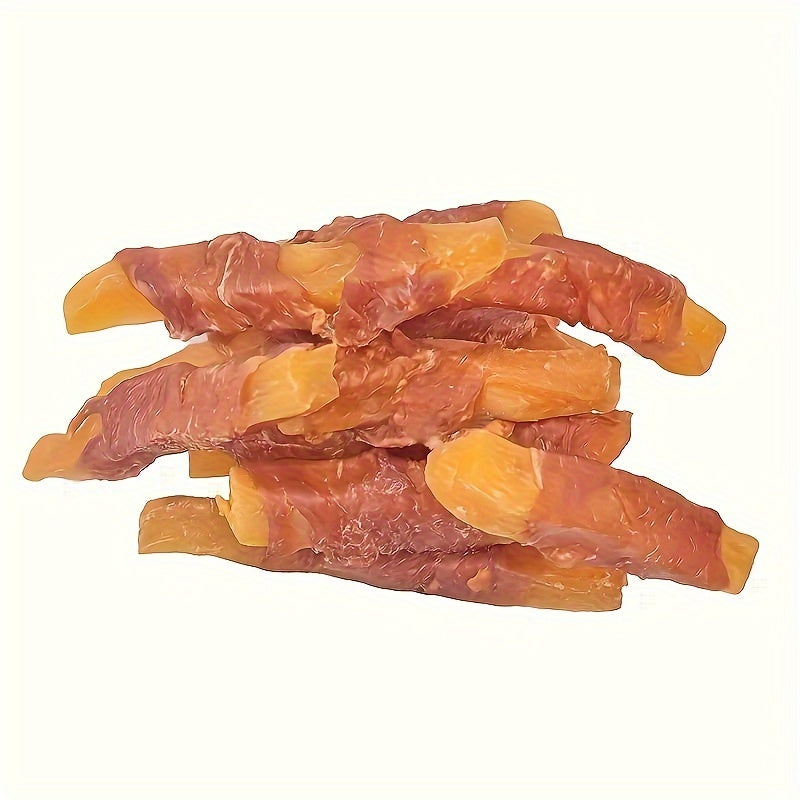 Chicken Wrapped Sweet Potato Dog Chew Sticks, 200g or 400g Pet Treats for Small, Medium and Large Dogs, Everyday Snack and Training Reward