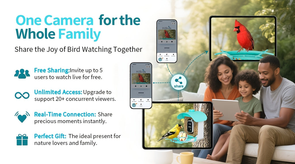 Smart Bird Feeder with Camera, Solar Powered 2K Live View with 4MP Lens, Motion Alerts and AI Bird Recognition for Backyard Bird Watching