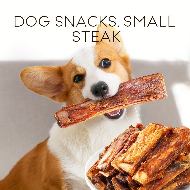Dog Chew Sticks for Small Dogs, 80g Beef Steak Flavored Chew Treats for Supervised Snack Time, Everyday Rewards and Dog Gift Baskets