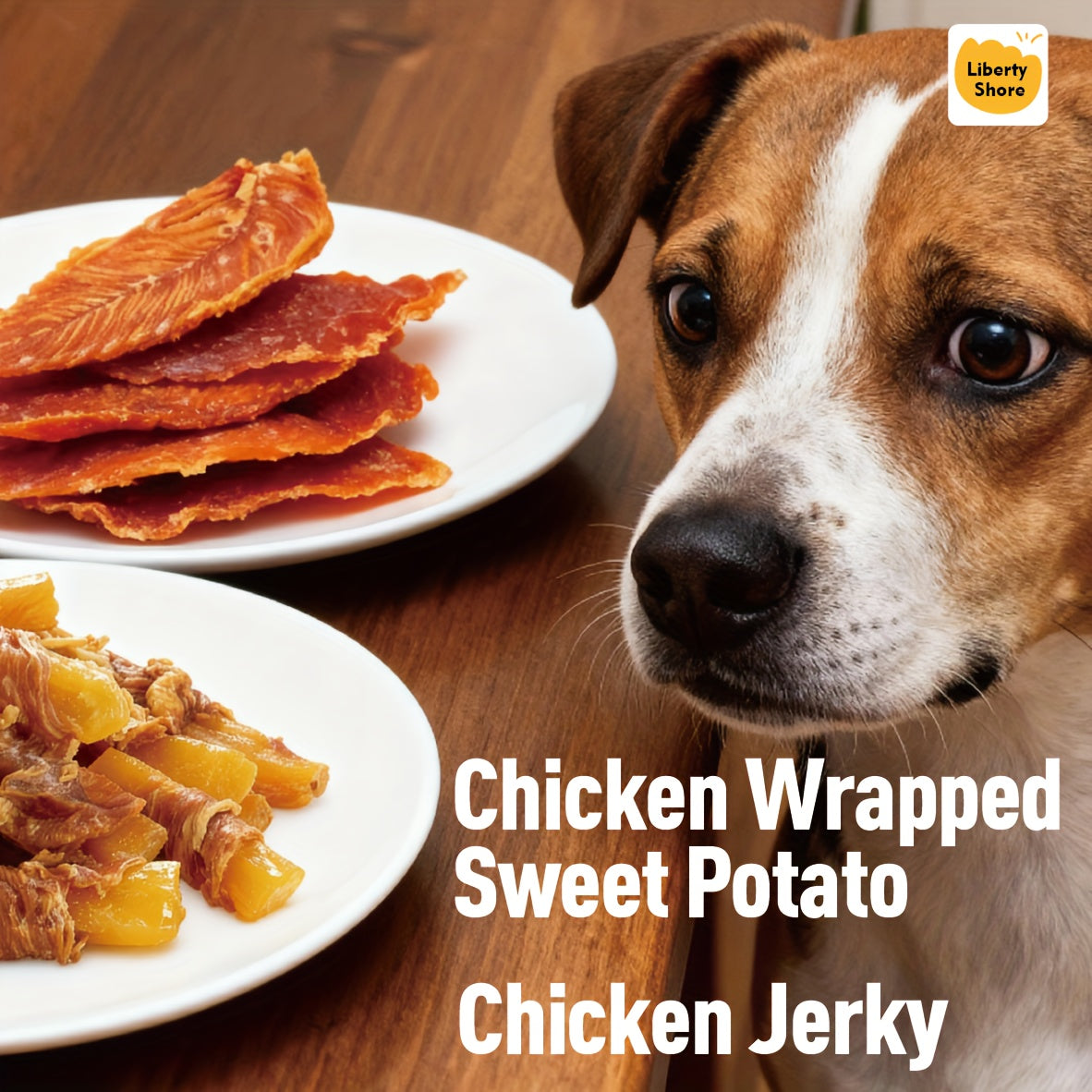 Chicken Dog Treats with Sweet Potato Wraps or Jerky Options, 100g and 600g Packs plus 900g Wraps for Supervised Training Rewards and Snack Time