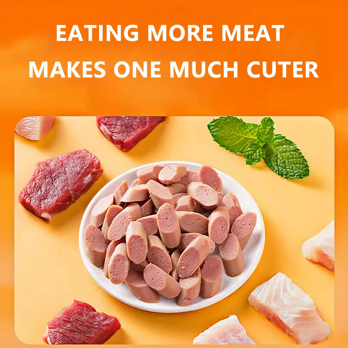 Dog Sausage Snack Packs with Chicken, Duck, Beef and Fish Flavor Options, 16 or 32 Piece Selections and 250g Pack for Everyday Training Rewards