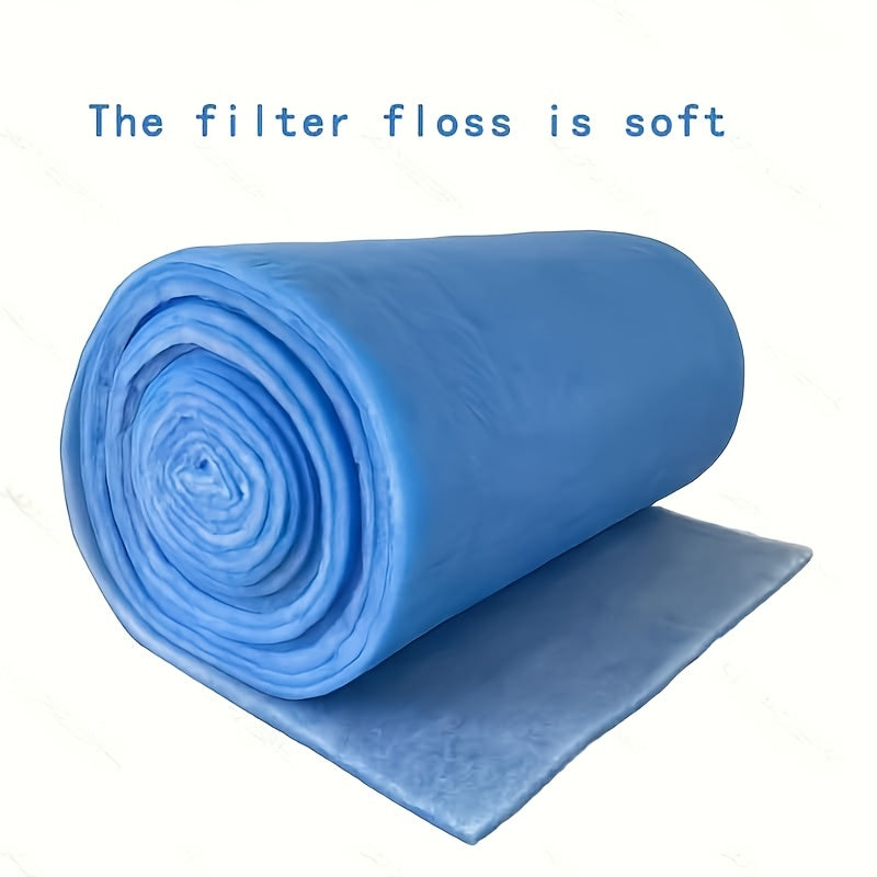 Aquarium Filter Pad 12 x 140 Inches, 1-Inch Thick PET Filter Media for Compatible Freshwater and Saltwater Fish Tank Filters and Pond Filtration Setups