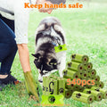 Scented Dog Poop Bags in 120, 540 or 1080 Count Options, Green Paw Print Waste Bag Rolls and Dispenser Sets for Daily Walks and Pet Cleanup