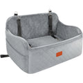 Dog Car Seat with Seat Belt Pass-Through, Memory Foam Pet Travel Bed with Removable Washable Design and Adjustable Straps in Medium and Large Options