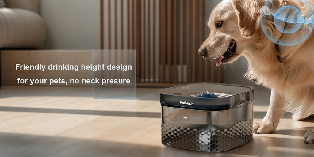Dog Water Fountain WF340 9L for Large Dogs and Multi-Pet Homes, Quiet Pump Drinking Dispenser with Fountain Bundle and Replacement Filter Options