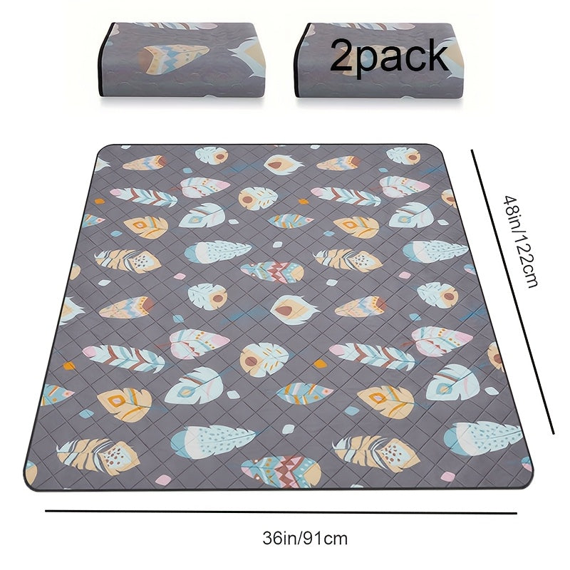 Washable Whelping Pads for Dogs, Gray Reusable Leak-Proof Puppy Pee Mats with Non-Slip Design for Playpens, Crates and Potty Training