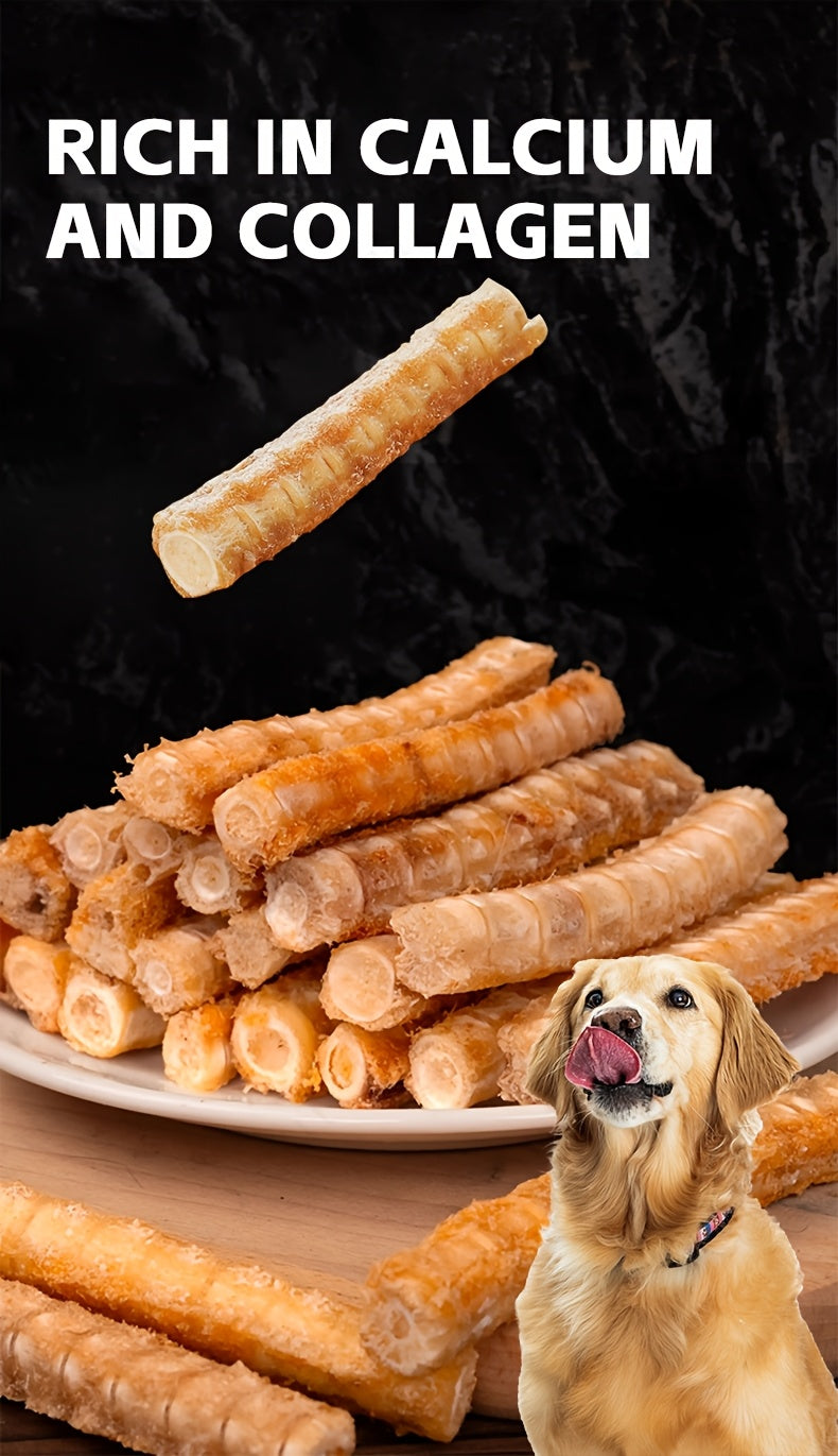 Salmon Bone Dog Treats, 80g Freeze-Dried Crunchy Fish Snacks for Small and Medium Dogs, Supervised Reward Treats for Everyday Treat Time