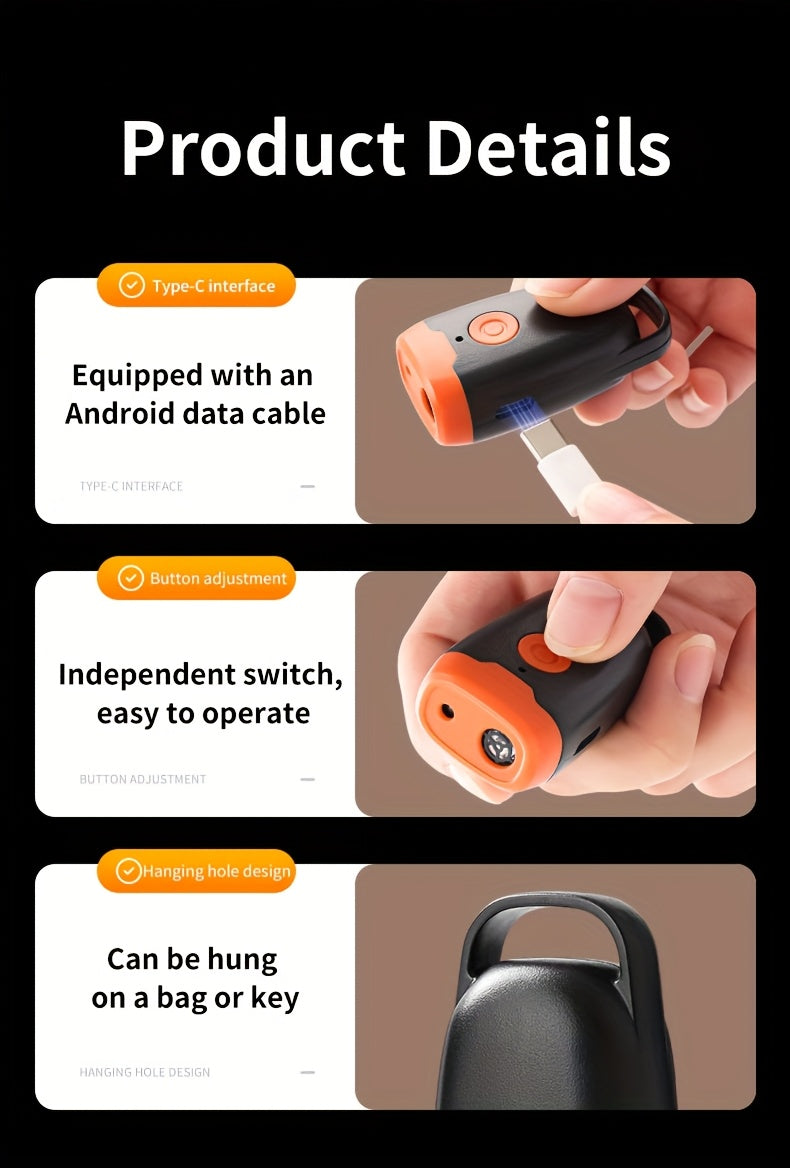 Soundwave Dog Repellent Device with One-Button Start, Barking Deterrent for Dog Behavior Management, Available in Single or Two-Piece Packs