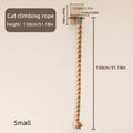 Wall-Mounted Cat Climbing Rope with Jumping Platform, Thick Natural Hemp Rope Indoor Cat Wall Accessory for Space-Saving Climbing and Play