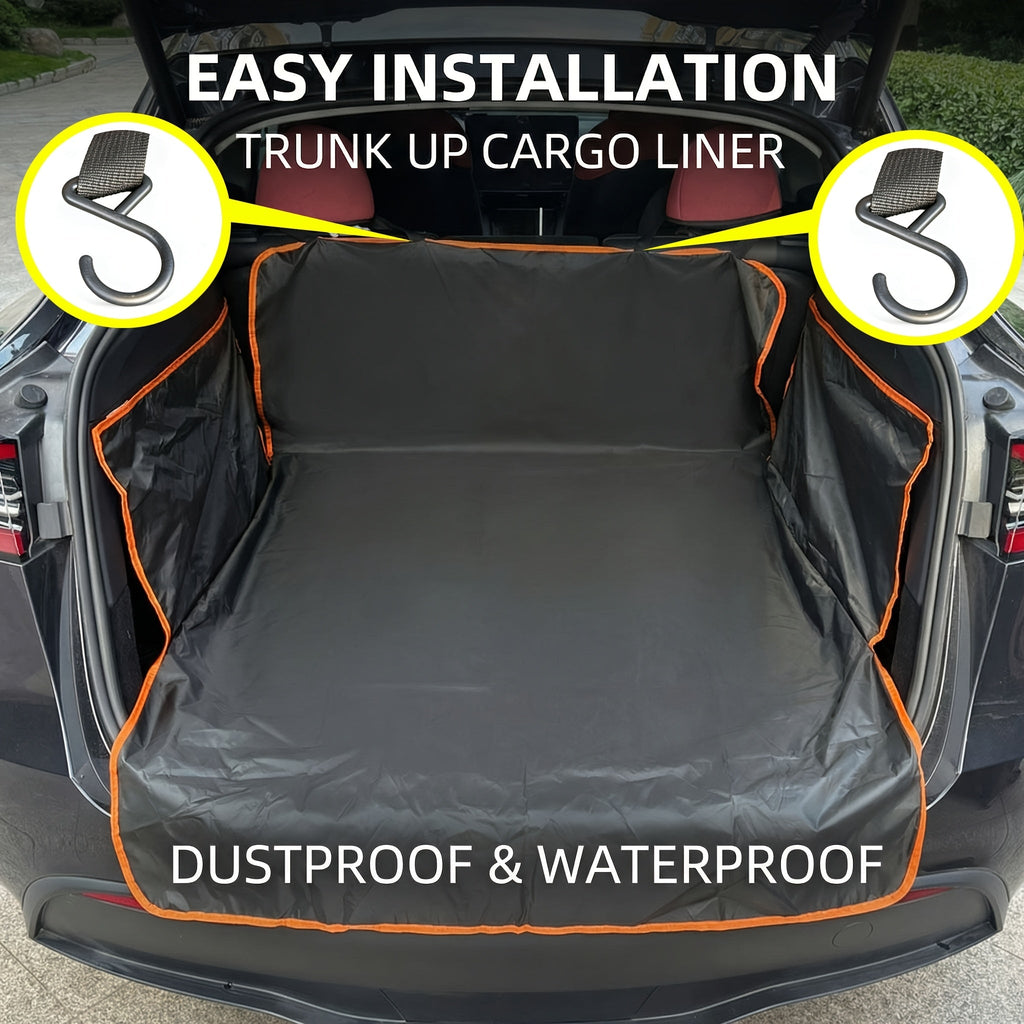 Dog Trunk Cover for Cars, SUVs and Trucks, Durable Anti-Slip Pet Cargo Liner with Two Hooks, Rear Interior Mat for Everyday Travel and Outdoor Trips