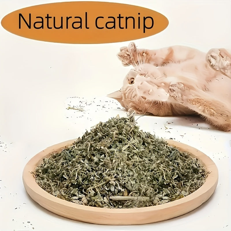 Catnip Leaves for Cats 100g / 3.5oz, Cat Herb Pack for Supervised Indoor Cat Routines, Cat Owner Essentials and Holiday Gift Baskets