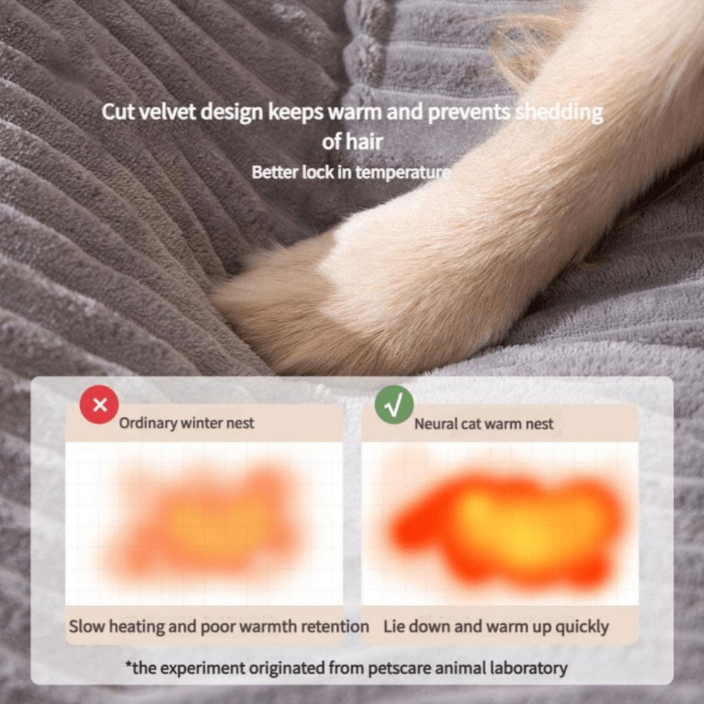 Oval Memory Foam Dog Bed with Removable Washable Cushion and Non-Slip Bottom, Cozy Pet Sofa in Grey or Brown, M to XXL Sizes for Home Rest