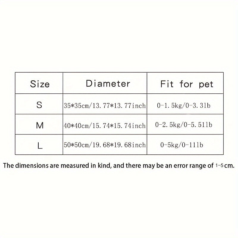 Portable Pet Sleeping Tent for Cats and Dogs, Fern Green 35 x 35 cm Cozy Nest with Solid Color Design for Home Bedtime and Supervised Travel