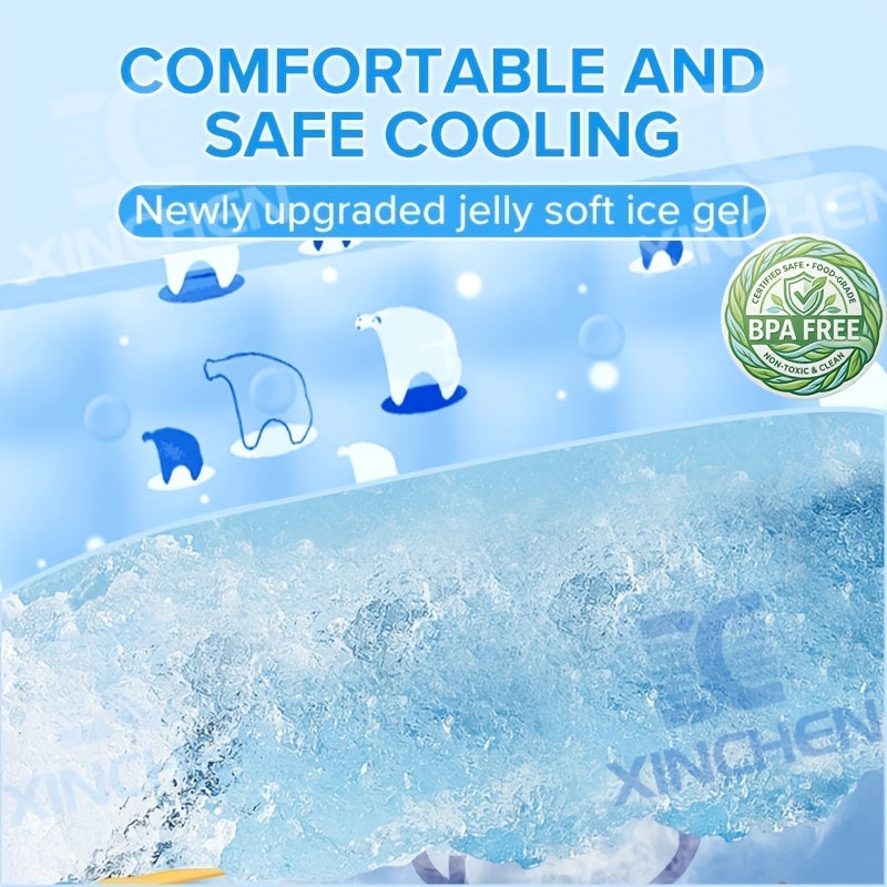 Dog Gel Cooling Pad for Summer, Extra Large Self-Cooling Pet Mat for Indoor Floors, Outdoor Resting Spots, Crates and Car Seats