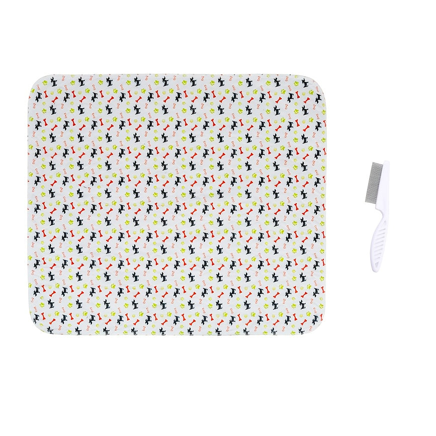 Dog Potty Training Pads, Reusable Washable Puppy Pee Mats with Non-Slip Base, Five Size Options and Solid or Printed Styles for Home and Travel