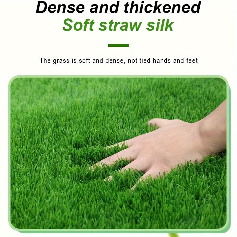 Dog Toilet Training Grass Pad, Washable Reusable Artificial Turf Mat in S, M and L Sizes for Indoor Puppy Potty Routines and Outdoor Use