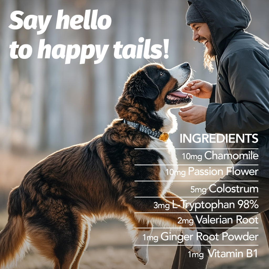 Calming Chews for Dogs and Cats, Chicken Flavor 90 Soft Chews, Bottled Pet Supplement in One, Two or Three Bottle Options for Wellness Routines