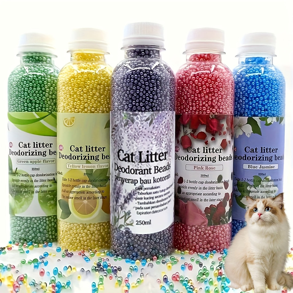 Cat Litter Deodorizer 2-Pack for Everyday Litter Box Freshening, Jasmine, Lemon, Green or Rose Options for Indoor Cat Cleaning Routines