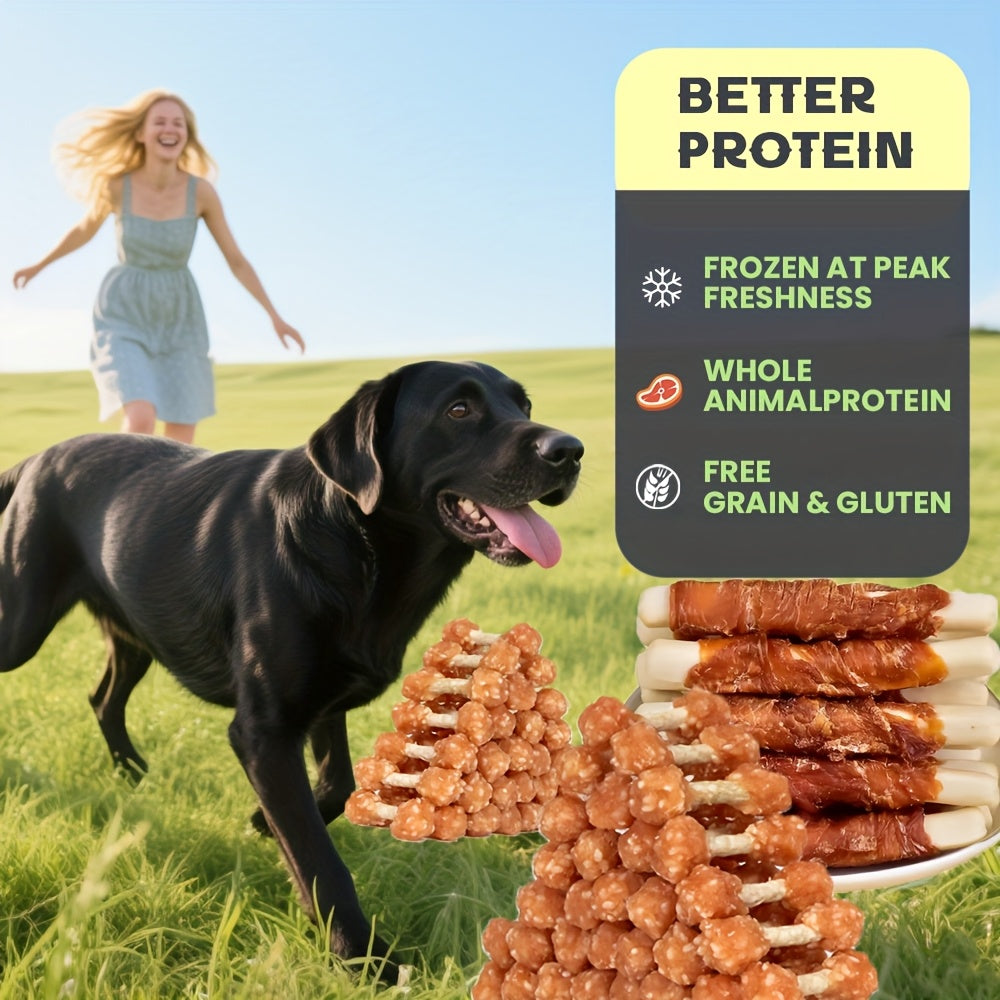 Duck Dumbbell Dog Treats, Two-Pack Training Reward Snacks for Supervised Practice, Everyday Treat Time and Dog Owner Gift Baskets