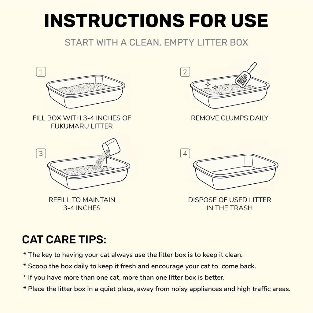 Unscented Tofu Cat Litter with Corn Starch Blend, Quick-Clumping Low-Tracking Pellets for Multi-Cat Homes, 8.8 lb 2-Pack or 17.6 lb 4-Pack