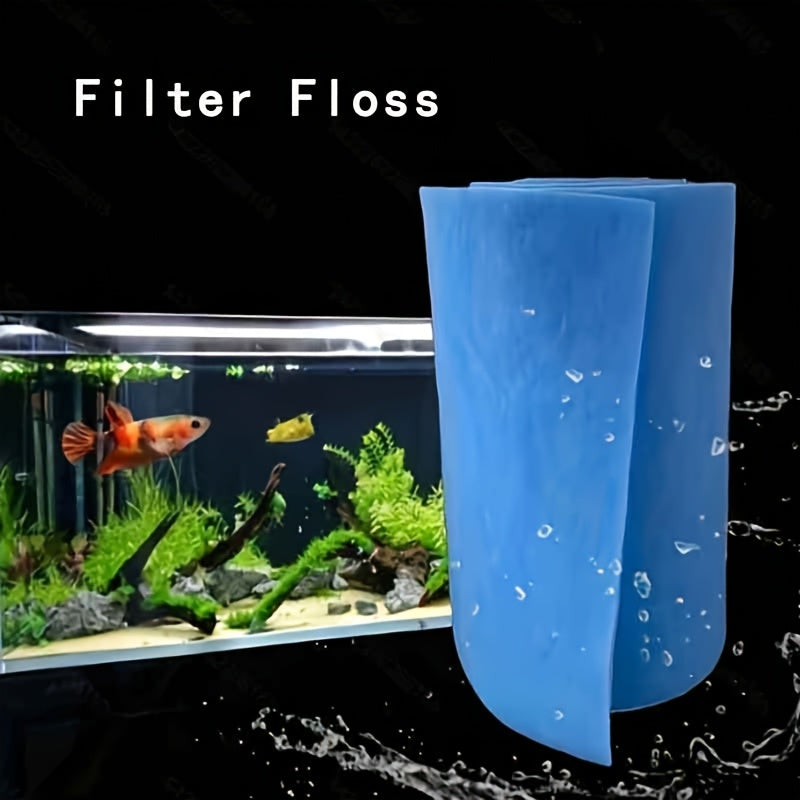 Aquarium Filter Pad 12 x 140 Inches, 1-Inch Thick PET Filter Media for Compatible Freshwater and Saltwater Fish Tank Filters and Pond Filtration Setups