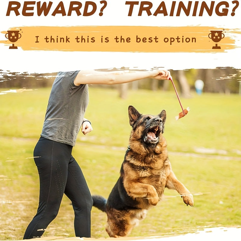 Meat Wrapped Dog Biscuits, Chicken or Duck Bone-Shaped Chew Treats with Hard Biscuit Core, Two-Pack Options for Supervised Everyday Snack Time