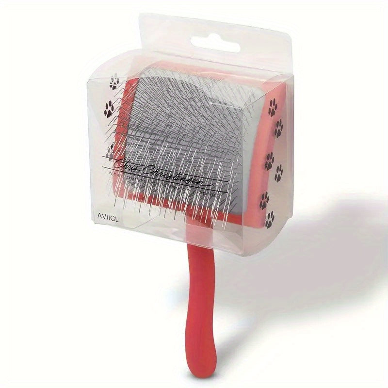 Long Pin Dog Slicker Brush 3-Pack, Stainless Steel Grooming Brushes for Large Dogs, Thick Coats, Loose Fur and Everyday Detangling in Multi-Dog Homes