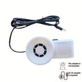 Aquarium Cooling Fan with External Hanging Design, White 3W USB Powered Fish Tank Cooler for Home Aquarium Care, No Batteries Required, 1 Piece