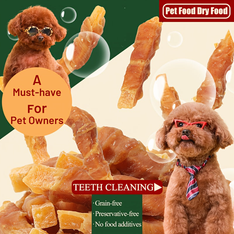 Dog Treat Flavor Selection with Chicken and Duck Jerky Options, Mixed Flavor Snacks for Supervised Training Rewards, Daily Treat Time and Dog Gift Baskets