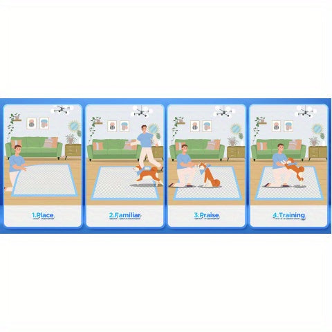 Disposable Dog Pee Pads for Potty Training, 30 x 36 Inch 60 Count or 31 x 47 Inch 40 Count, Extra Large Absorbent Puppy Pads for Home and Crate Use