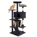 Cat Tree Tower in 22, 54 or 70 Inch Sizes, Indoor Cat Furniture Activity Center with Scratching Post for Climbing, Resting and Everyday Play