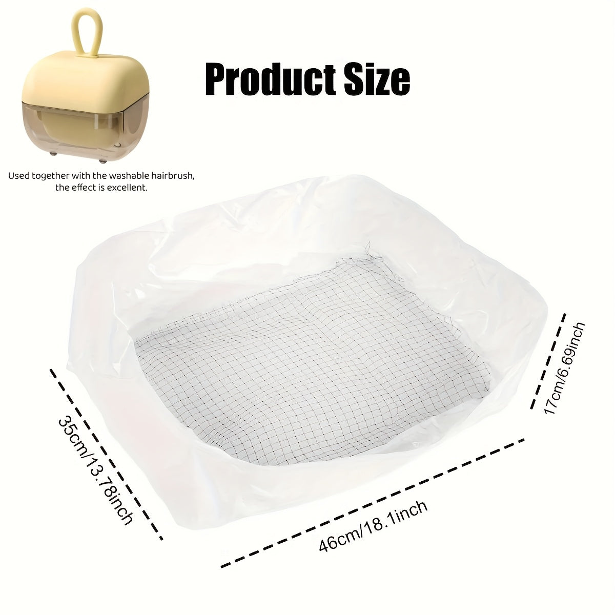 Cat Litter Sifting Bags 10-Pack, Reusable Washable Mesh Filter Liners for Indoor Cat Litter Boxes, Lift-and-Sift Daily Cleanup Accessories