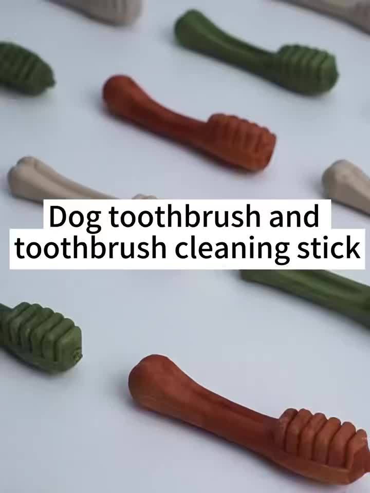 Dog Dental Chew Bone 90g, Beef Milk Mint Toothbrush Cleaning Bone Option for Supervised Chewing and Everyday At-Home Canine Oral Care Routines