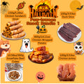 Halloween Dog Treat Bundle 1100g, Paw-loween Chicken and Duck Snack Assortments with Eight Bundle Options for Seasonal Gifts and Supervised Rewards