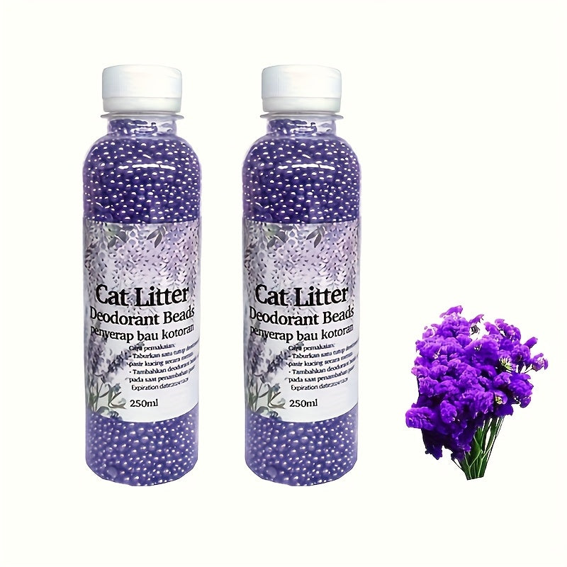 Cat Litter Deodorizer 2-Pack for Everyday Litter Box Freshening, Jasmine, Lemon, Green or Rose Options for Indoor Cat Cleaning Routines