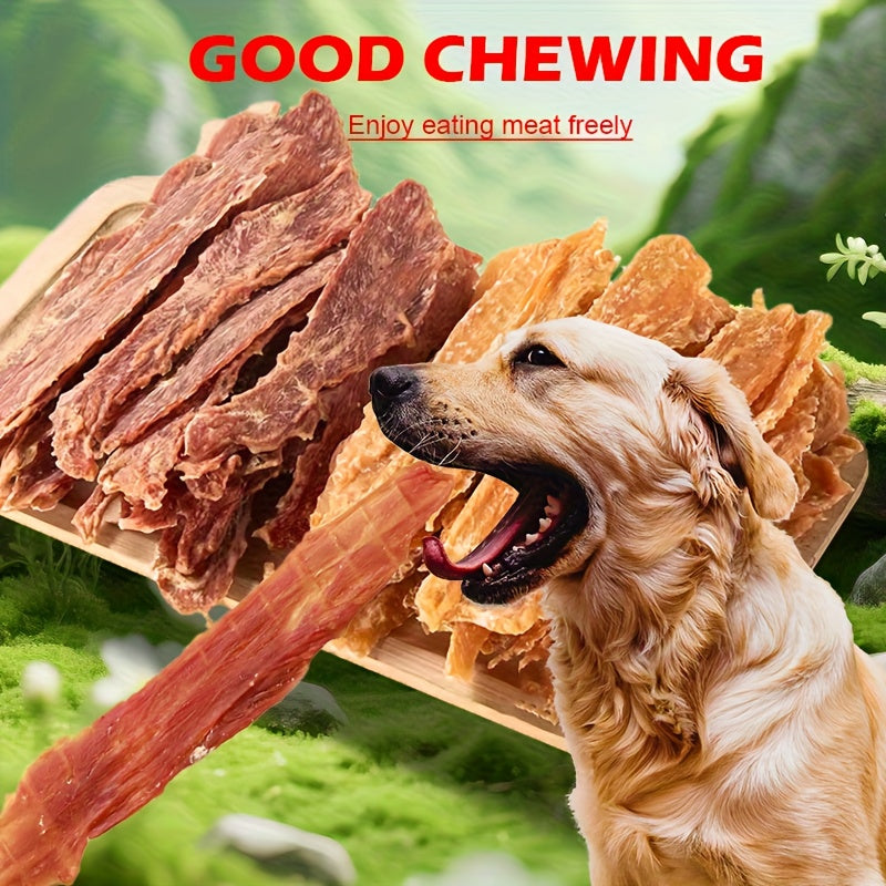 Pet Jerky Treats with Chicken and Duck Combo Options, Beef Cubes and Chew Selections for Supervised Training Rewards and Everyday Snack Time