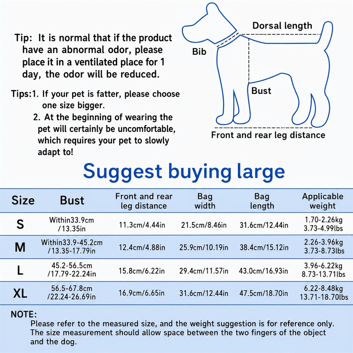 Dog Backpack Carrier with Padded Shoulder Straps for Small and Medium Dogs, Adjustable Zipper Travel Bag for Hiking and Everyday Outings