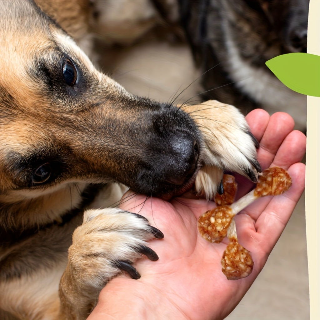 Beef Bone Dog Reward Treats, Beef Cleaning Bone Option for Supervised Chewing, Everyday Snack Time and Training Rewards for Dogs