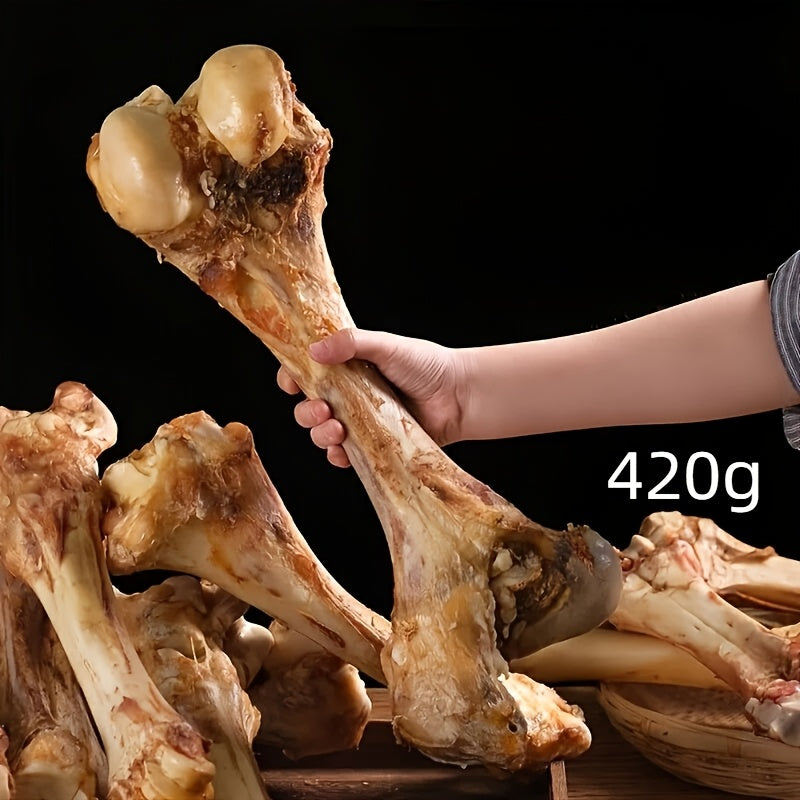 Beef Bone Dog Treats with Hip Bone Options for Medium and Large Dogs, Large Breed Chew Snacks for Supervised Chewing and Reward Time